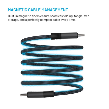 Fixed | Magnetic Braided Cable USB-C/USB-C