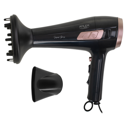 Adler Hair dryer with retractable power cord | AD 2283 | 2400 W | Number of temperature settings 3 |