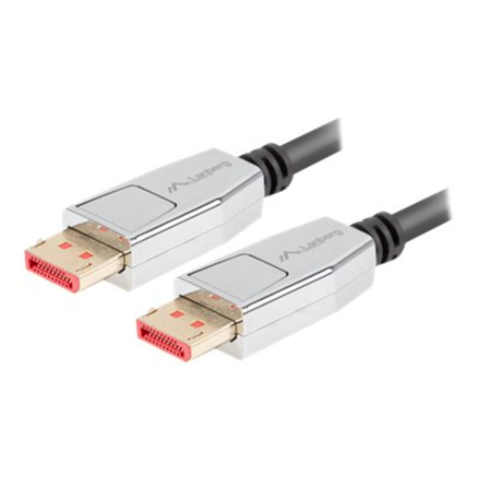 Lanberg DisplayPort M/M Cable 20 PIN V1.4 8K 60HZ | CA-DPDP-20CU-0010-BK | 1 m