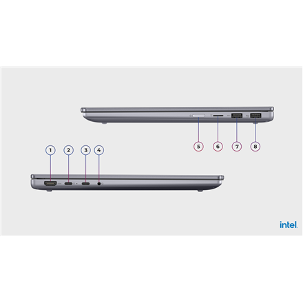 Lenovo IdeaPad 5 2-in-1 14IRH9 | Luna Grey | 14 " | OLED | Touchscreen | WUXGA | 1920 x 1200 pixels 