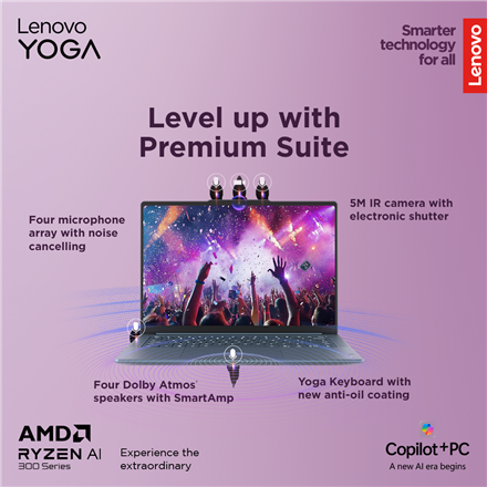 Lenovo Yoga Pro 7 14AKP10 | Tidal Teal | 14.5 " | OLED | 3K | 2944 x 1840 pixels | Glossy | AMD Ryze