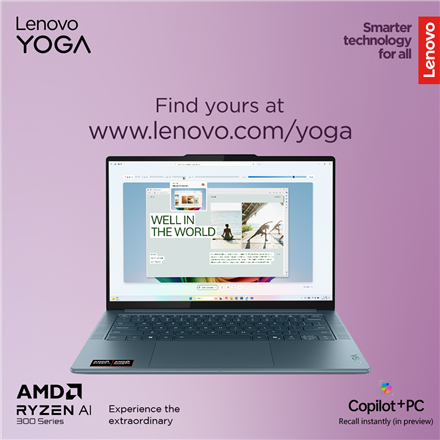 Lenovo Yoga Pro 7 14AKP10 | Tidal Teal | 14.5 " | OLED | 3K | 2944 x 1840 pixels | Glossy | AMD Ryze