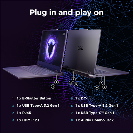 Lenovo LOQ Essential 15IRX11 | Luna Grey | 15.6 " | IPS | FHD | 1920 x 1080 pixels | Anti-glare | In