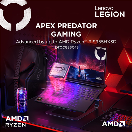 Lenovo Legion Pro 7 16AFR10H | Eclipse Black | 16 " | OLED | WQXGA | 2560 x 1600 pixels | Glossy | A