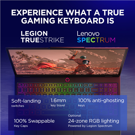 Lenovo Legion 5 15IRX10 | Eclipse Black | 15.1 " | OLED | WQXGA | 2560 x 1600 pixels | Intel Core i7