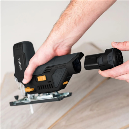 Batavia B.V. | 12V Cordless Jigsaw - Fixxpack 2.0 Set (incl. 2.0Ah battery & USB-C charging cable)
