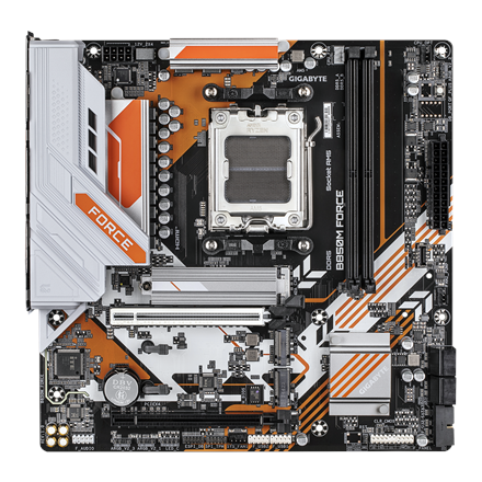 Gigabyte B850M FORCE (rev. 1.0) | Processor family AMD | Processor socket AM5 | DDR5 | Supported har