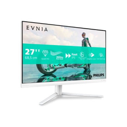Philips | 27M2N3501PA/00 | 27 " | Fast IPS | Quad HD | 16:9 | 260 Hz | 1 ms | 2560 x 1440 pixels | 3
