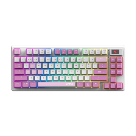 MSI FORGE GK600 TKL WIRELESS VIOLET | Gaming keyboard | Wireless | US | 2.4 GHz Wireless