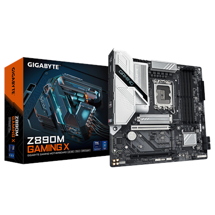 Gigabyte Z890M GAMING X | Processor family Intel | Processor socket LGA1851 | DDR5 | Supported hard 