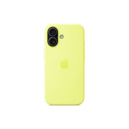 Apple iPhone 17 Silicone Case with MagSafe - Neon Yellow | Apple