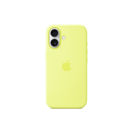 Apple iPhone 17 Silicone Case with MagSafe - Neon Yellow | Apple