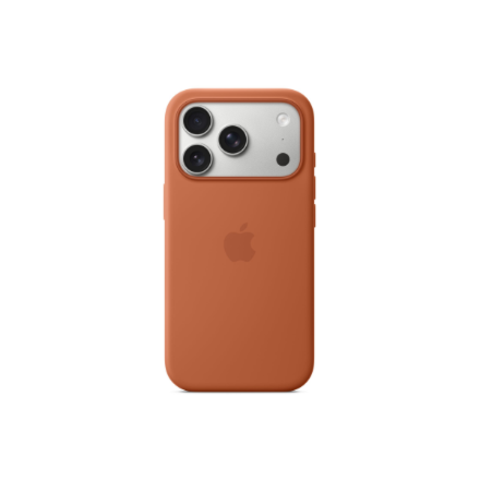 Apple iPhone 17 Pro Silicone Case with MagSafe – Terra Cotta | Apple