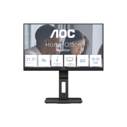 AOC | 22E2UMF | 21.5 " | VA | FHD | 16:9 | 75 Hz | 4 ms | 1920 x 1080 pixels | 250 cd/m² | Black