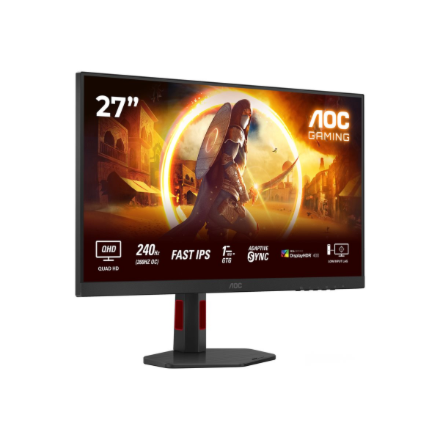 AOC | Q27G4ZR | 27 " | Fast IPS | QHD | 16:9 | 240 Hz | 1 ms | 2560 x 1440 pixels | 400 cd/m² | HDMI