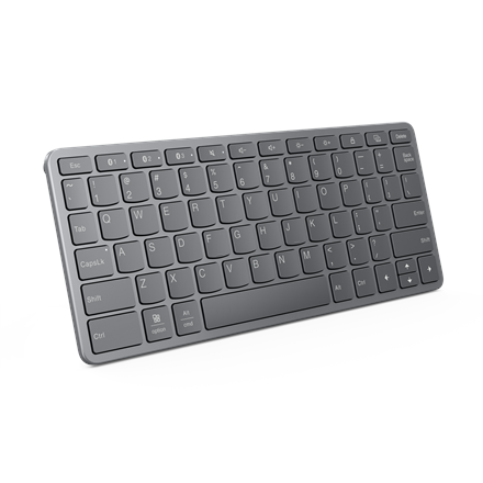 Lenovo Multi-Device Wireless Keyboard (US-ENG) | Luna Grey | Keyboard | Wireless | English | USB-C/B