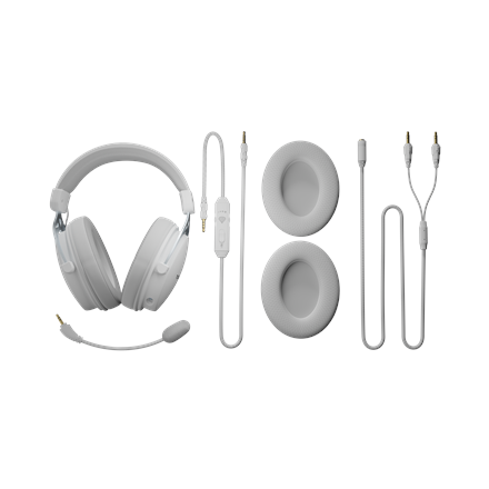 Genesis Gaming Headset | Toron 531 | Wired | Over-Ear | Microphone | White