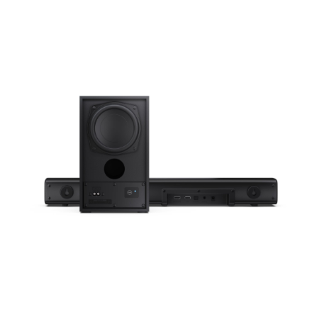 Sharp Compact 2.1 Soundbar with Wireless Subwoofer | HT-SBW121 | 240 W | Bluetooth | Black | Wireles