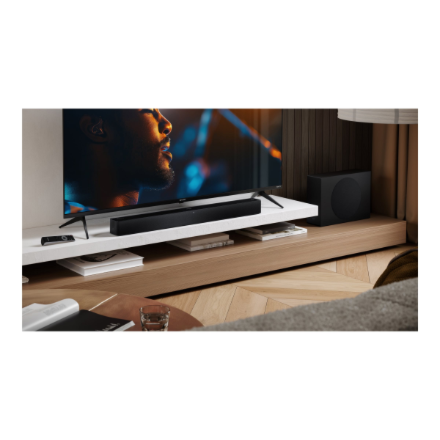 Sharp 2.1 Dolby Atmos/DTS Virtual:X Soundbar with Slim Wireless Subwoofer | HT-SBW310 | 330 W | Blue