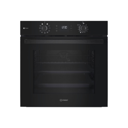 INDESIT Oven | IO K58HS B | 71 L | Electric | Hydrolytic | Electronic | Height 59.5 cm | Width 59.5 