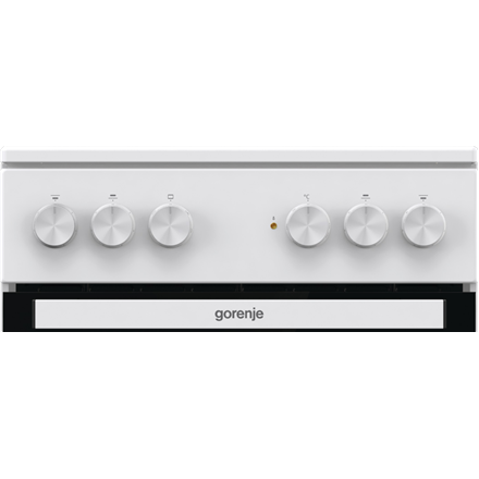 Gorenje Cooker | GEC5A21WG-B | Hob type Electric | Oven type Electric | White | Width 50 cm | Grilli