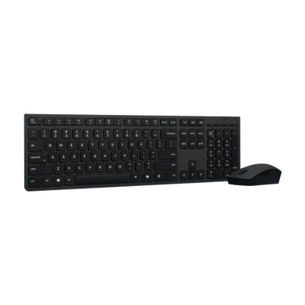 Lenovo Professional Wireless Rechargeable Combo Keyboard and Mouse | Keyboard and Mouse Set | Wirele