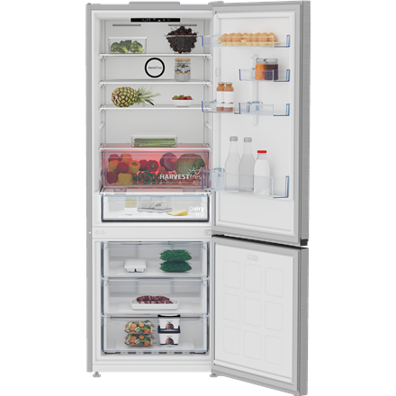 BEKO Refrigerator | B3RCNE564HXB | Energy efficiency class E | Free standing | Combi | Height 192 cm
