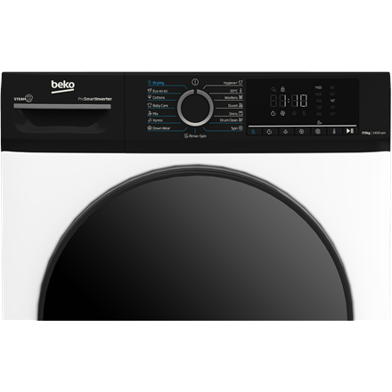 BEKO Washing machine with dryer | BMM5DFO5741WPB | Energy efficiency class A/D | Front loading | Was