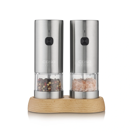 Caso Salt and Pepper Grinder | SpiceDuo | Electric | Housing material Stainless steel | Lithium