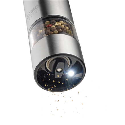Caso Salt and Pepper Grinder | SpiceDuo | Electric | Housing material Stainless steel | Lithium