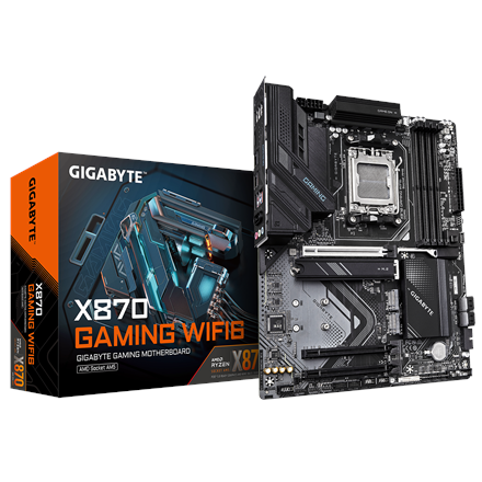 Gigabyte X870 GAMING WF6 | Processor family AMD | Processor socket AM5 | DDR5 | Supported hard disk 