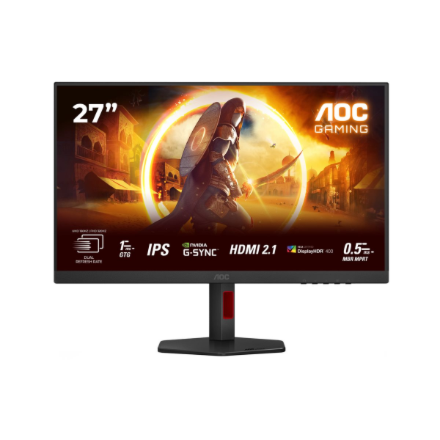 AOC | U27G4R | 27 " | Fast IPS | UHD | 16:9 | 120 Hz | 1 ms | 3840 x 2160 pixels | 400 cd/m² | HDMI 