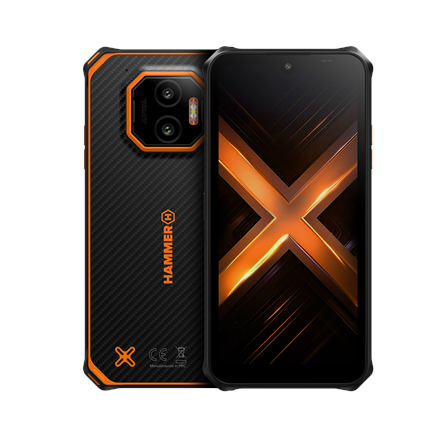Hammer Energy X2 | Black/Orange | 6.1 " | IPS | 1560 x 720 pixels | Mediatek | Dimensity 6300 | Inte