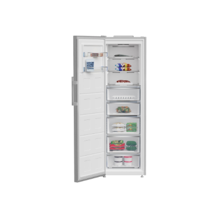 BEKO Freezer | B5RMFNE314X | Energy efficiency class E | Upright | Free standing | Height 186.5 cm |