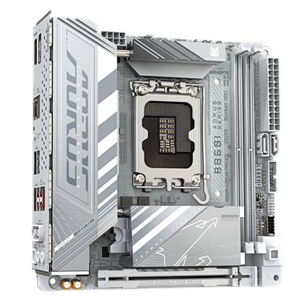 Gigabyte B860I AORUS PRO ICE | Processor family Intel | Processor socket LGA1851 | DDR5 | Supported 