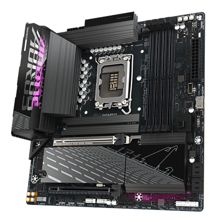 Gigabyte B860M AORUS ELITE WIFI6E | Processor family Intel | Processor socket LGA1851 | DDR5 | Suppo