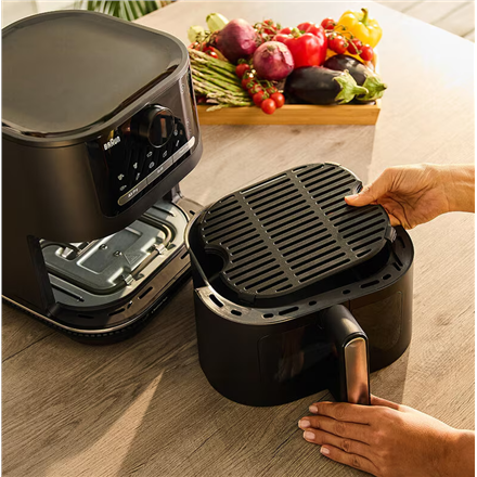 Braun Air Fryer 3in | MultiFry 5 HF5073 | Power 2000 W | Capacity 6 L | Black