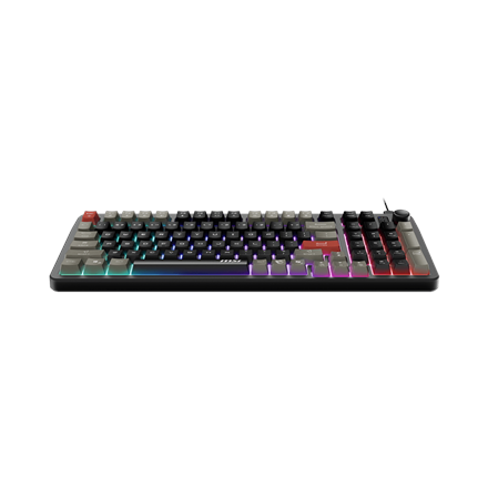 MSI FORGE GK110 US | Gaming keyboard | Wired | US | Black | USB 2.0 | Membrane