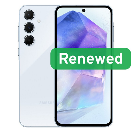 Samsung Renewed Grade B | Samsung Galaxy A55 5G | Awesome Iceblue | 6.6 " | Super AMOLED | 128 GB | 