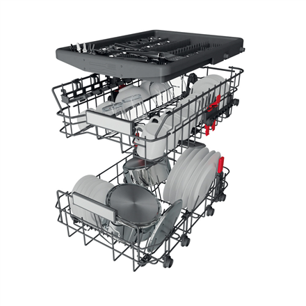 Whirlpool Dishwasher | WSBO 3O34 PF X | Built-in | Width 45 cm | Number of place settings 10 | Numbe