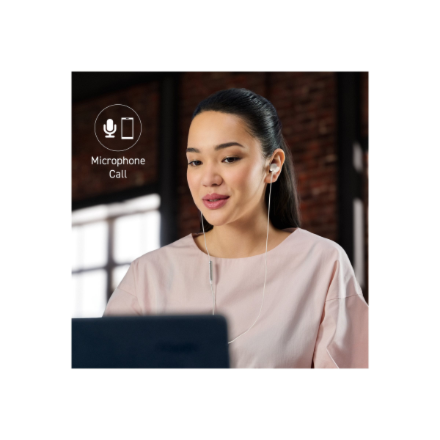 Panasonic Earphones | RP-TCM225DEW | Wired | In-Ear | Microphone | White