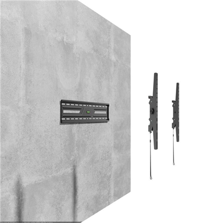 Gembird Wall mount | WM-86T-01 | Tilt | 37-86 " | Black