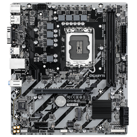 Gigabyte H810M S2H | Processor family Intel | Processor socket LGA1851 | DDR5 | Supported hard disk 