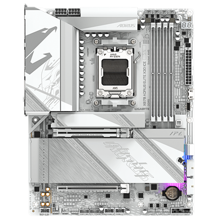 Gigabyte X870 AORUS ELITE X3D ICE | Processor family AMD | Processor socket AM5 | DDR5 | Supported h
