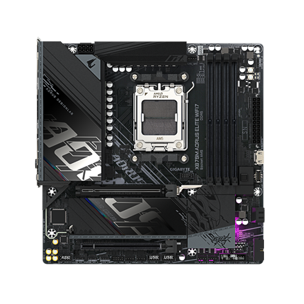Gigabyte X870M AORUS ELITE WIFI7 | Processor family AMD | Processor socket AM5 | DDR5 | Supported ha