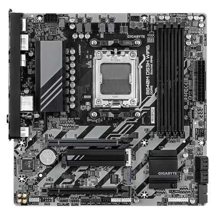 Gigabyte B840M DS3H WIFI6 (rev. 1.1) | Processor family AMD | Processor socket AM5 | DDR5 | Supporte