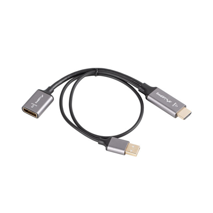 Lanberg HDMI (M) to Displayport (F) Adapter 4K on cable 20cm
