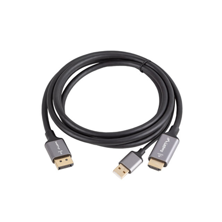 Lanberg HDMI (M) to Displayport (M) cable 4K