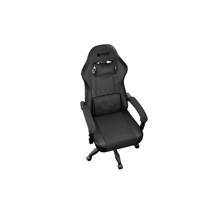 Fury Eco leather/Fabric/Nylon | Gaming Chair | Shinai S2 | Black