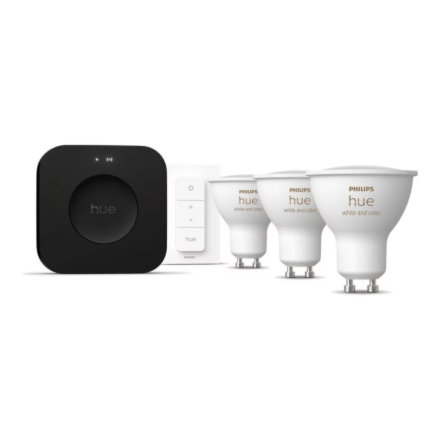 Philips Hue Starter set: 3 GU10 bulbs